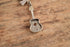 Turquoise Dead Head Guitar Brooch - Kit Carson